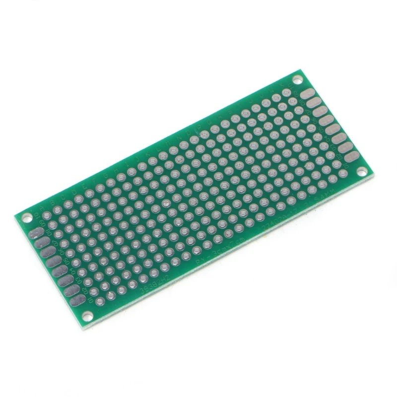 

10 Pcs 3x7cm Double Side Prototype DIY PCB Tinned Glass Fiber Universal Soldering Board New