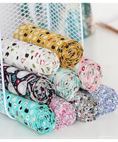 145x50cm fresh floral cotton poplon printed plain sewing fabric handmade diy craft clothing accessories cloth