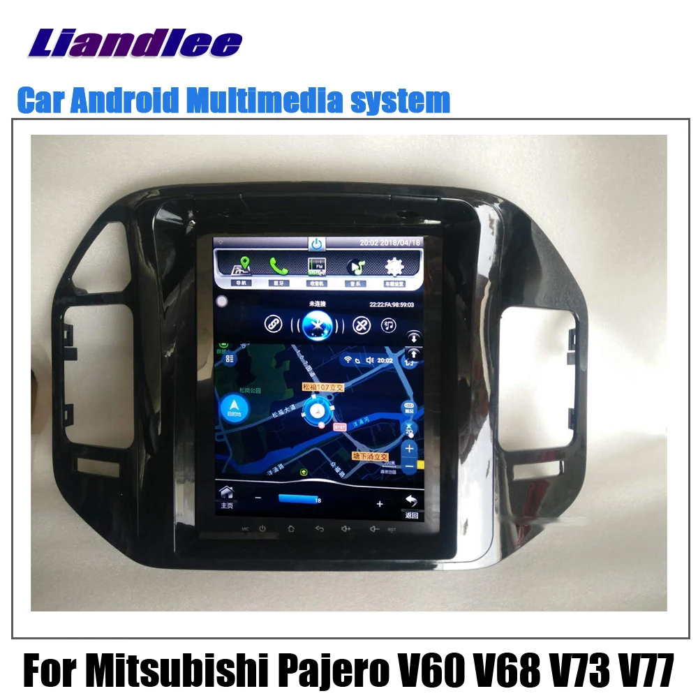 machine Liandlee Android для Mitsubishi Pajero V60 V68 V73 V77 1998~ 2006 Tesla стиль автомобильный экран Carplay BT gps Navi навигационная карта медиа - Color: machine
