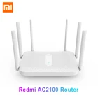 Беспроводной маршрутизатор Redmi AC2100 Xiaomi Wifi двухдиапазонный 2,4G5G усилитель сигнала Маршрутизация гигабитный Домашний Интернет расширитель повторитель