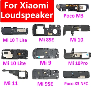 20pcs，buzzer ringer loud speaker loudspeaker flex ribbon for xiaomi poco x3 nfc m3 mi 10 8 11 pro 8 se 9 se 11 10t 8 9 lite a3 free global shi