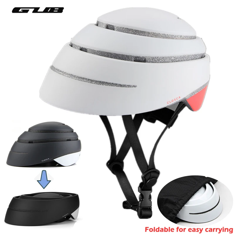 GUB Closca Loop Foldable Bicycle Helmet City Road Bike Helmet Breathable Portable Folding Helmet for Commuter Men Women Cycling