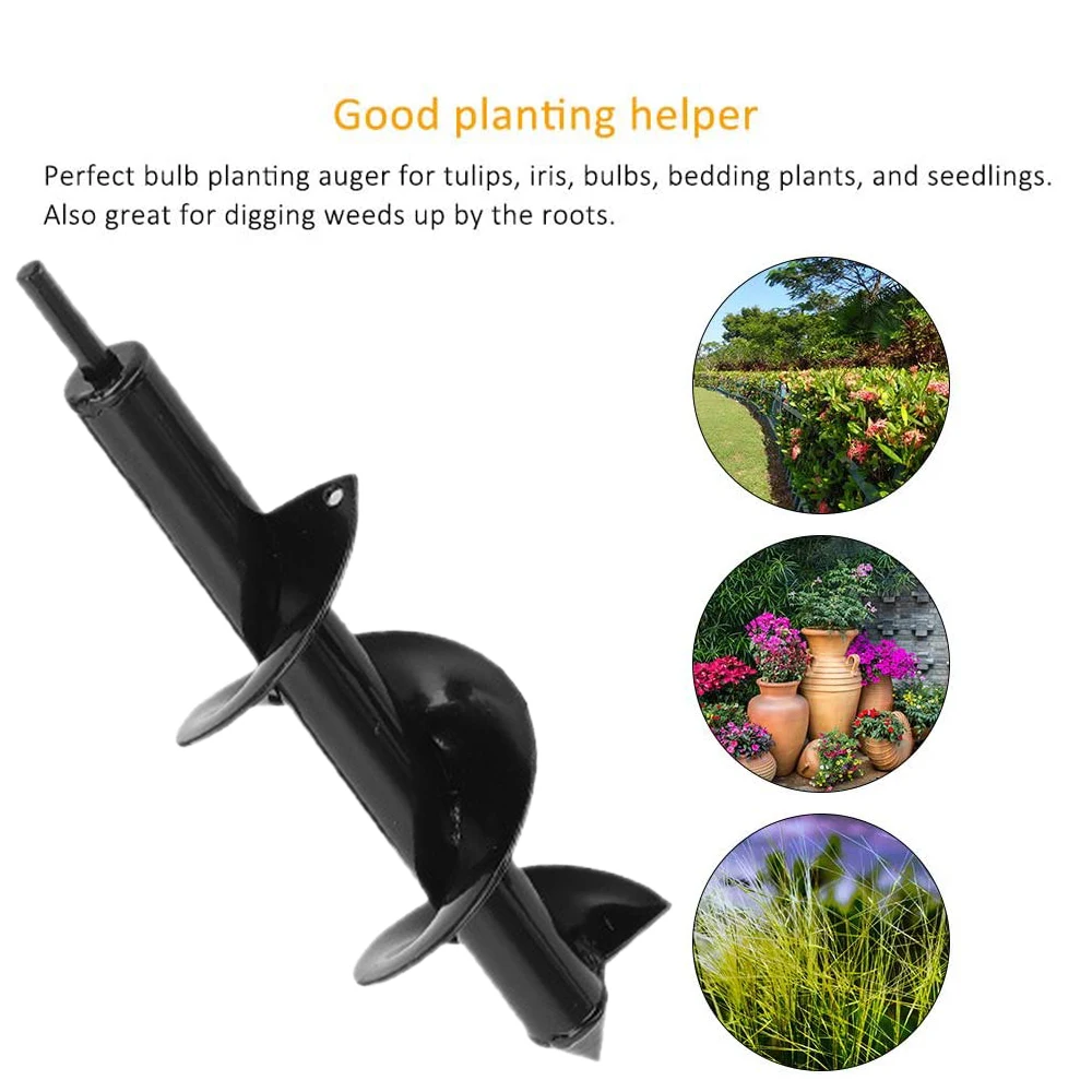 Садовый Бур спиральное сверло инструмент спиральный с отверстиями цветок