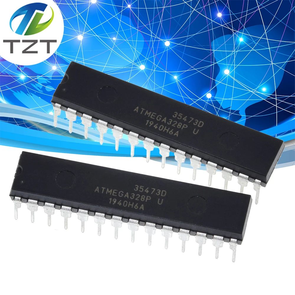 ATMEGA328P PU ATMEGA328 чип микроконтроллер MCU AVR 32 к 20 МГц FLASH DIP 28|Интегральные схемы| |