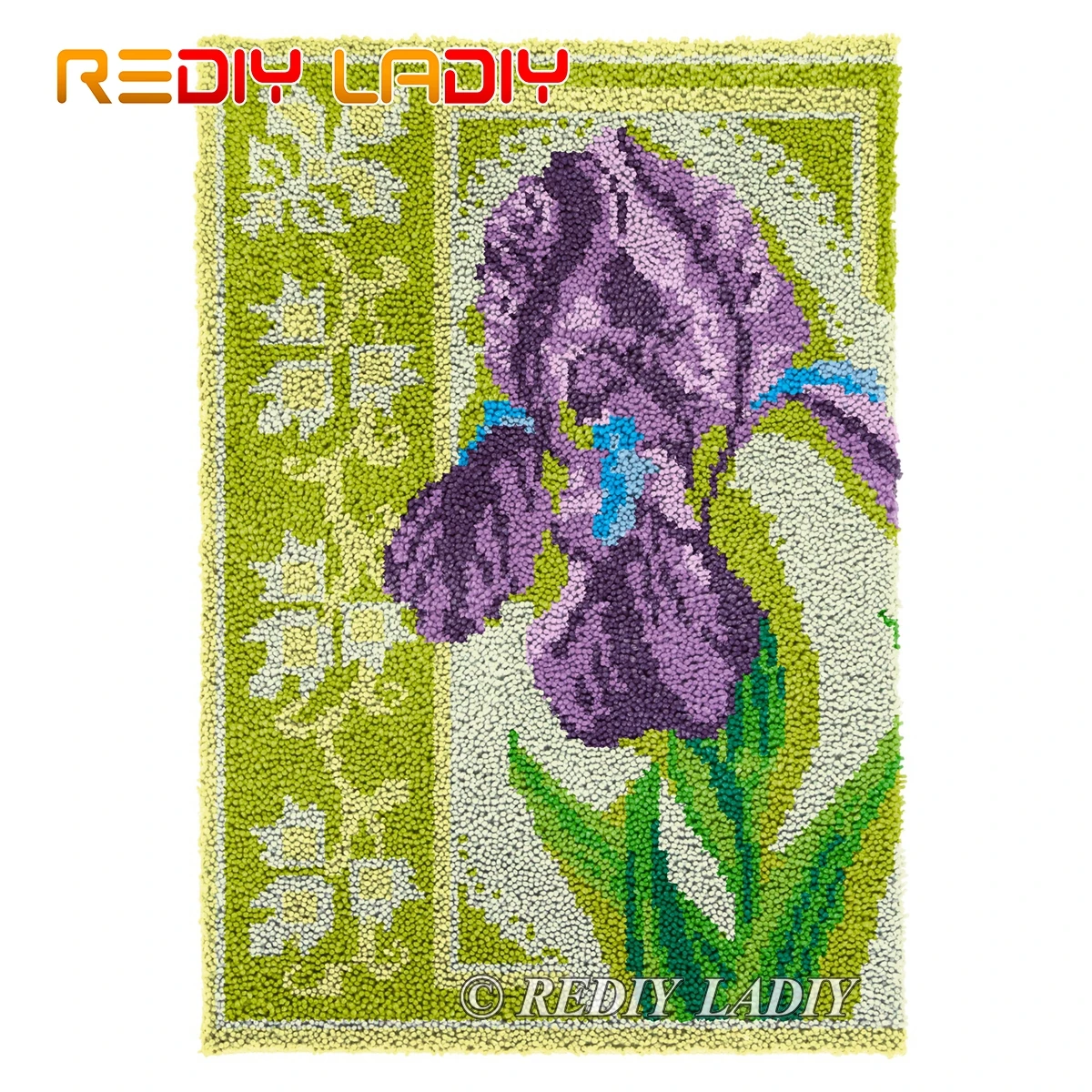 

Защёлки цветы радужной оболочки стены плюша наборы гобеленов "сделай сам" ковров объемной пряжи изделия ручной работы крючком коврик Домаш...