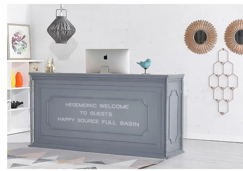 Магазин маленькая касса в европейском стиле магазин одежды стойка для приёма