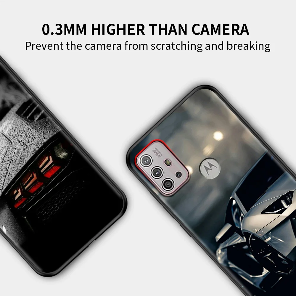 for motorola one fusion case for moto g10 g9 g8 plus play power one g20 g30 g40 g50 g60 edge 20 phone shell sports cars male men free global shipping