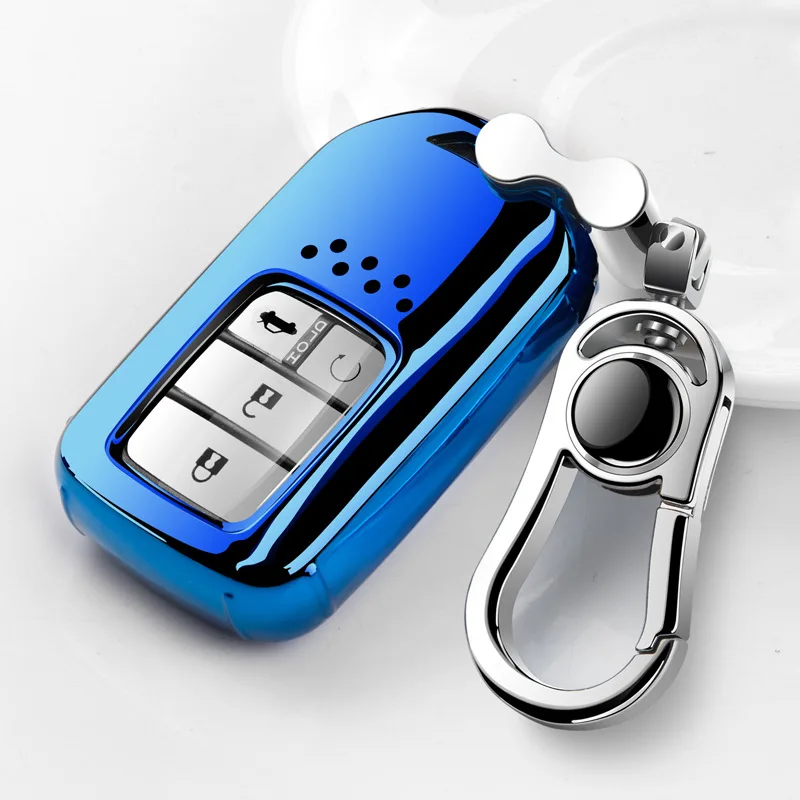Чехол для автомобильного ключа из ТПУ защитный чехол с цепочкой ключей Honda