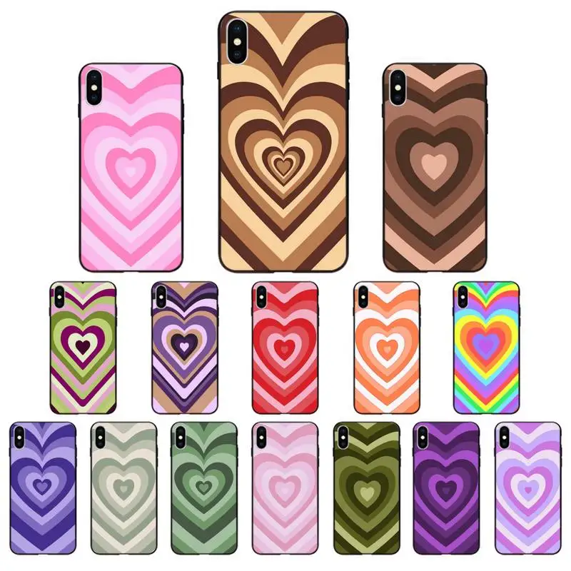 

Yinuoda Latte Love Coffee Heart Phone Cases for iphone 11 12 Mini Pro Max X XS MAX 6 6s 7 8 Plus 5 5S 5SE XR SE2020