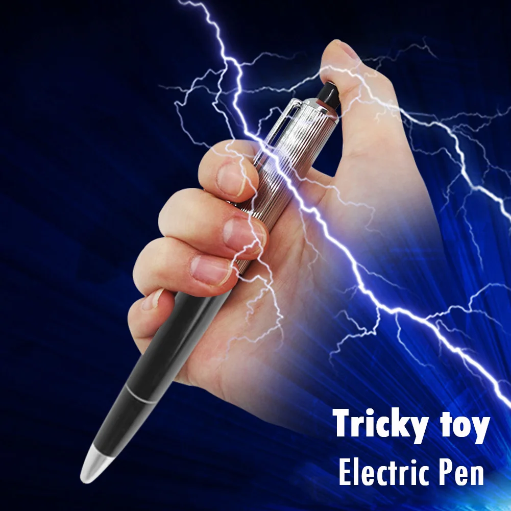 

Electric Shocking Pen Writing Funny Toy Trick April Fool Toys Educational Learning Study Toy Gifts for Children Adult