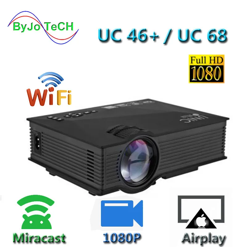 

2021New Home Projector Beamer Video Led Home Theater Wireless Airplay A9AB Freeshipping Full Hd 1080P Projector For Mobile Phone