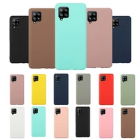 simple case for samsung galaxy a72 a52 a42 a32 a12 a02s a20s a21s coque shockproof cover soft tpu ultra thin matte phone shell