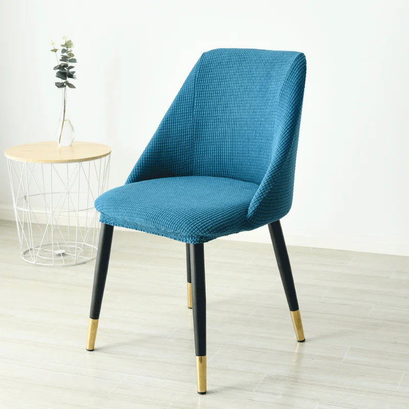 1/2/4Pc Low-inclined Armrest Chair Cover Washable Removable Arc Back Seat Polar Fleece for Hotel Spandex Dinning Slipcover | Дом и сад