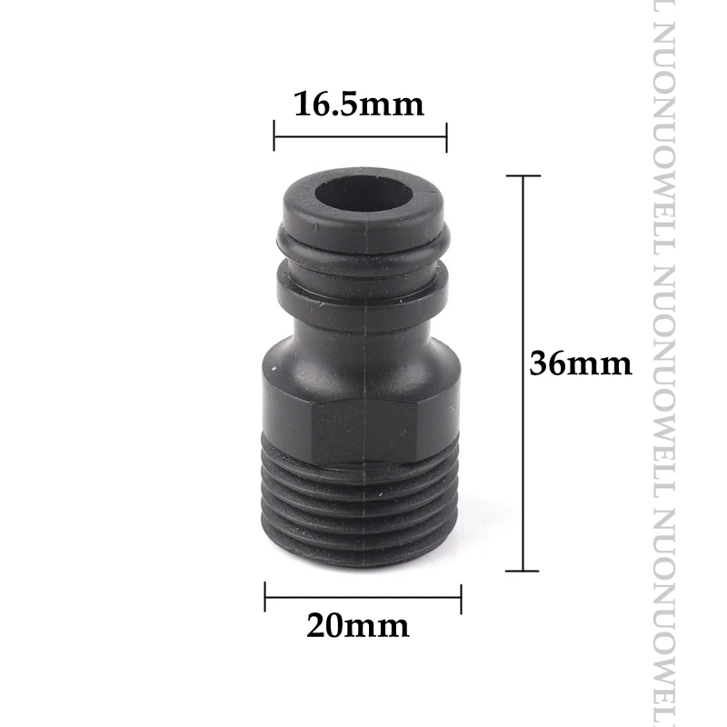 3 шт. пластиковый переходник для садового шланга с внутренней и наружной