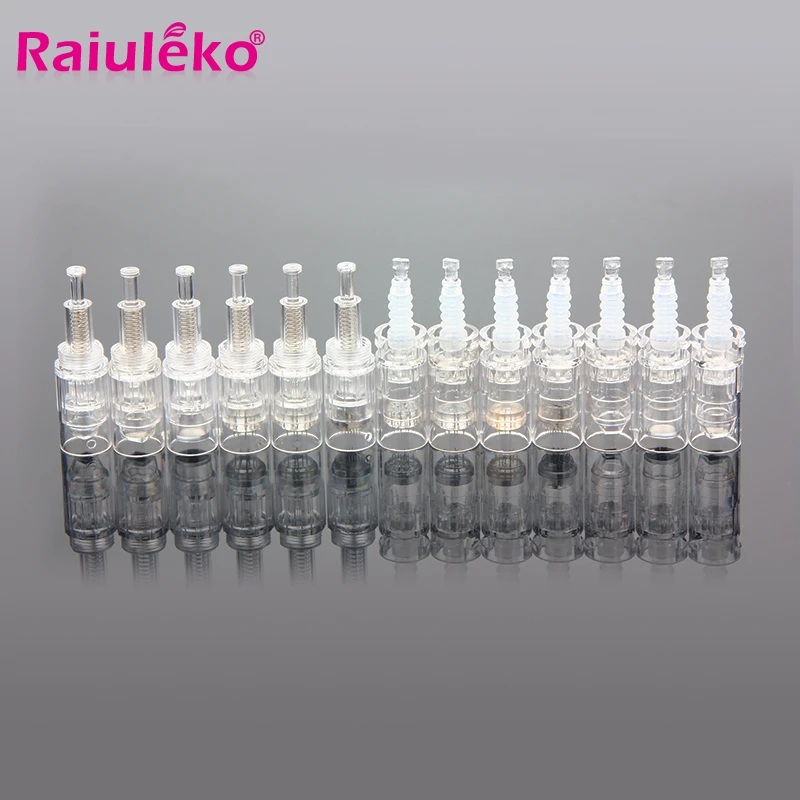 10/20/50 шт. тату ручка Nano MYM иглы наконечники Microneedling 9 Pin/12 Pin/36 Pin/3D/5D штыковые винтовые