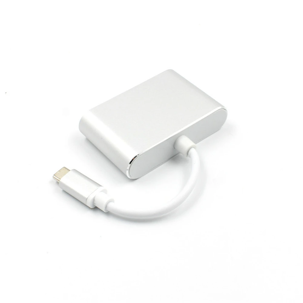 USB C к HDMI 4K VGA адаптер 3 1 type видео конвертеры для Macbook Pro серии ноутбука концентратор