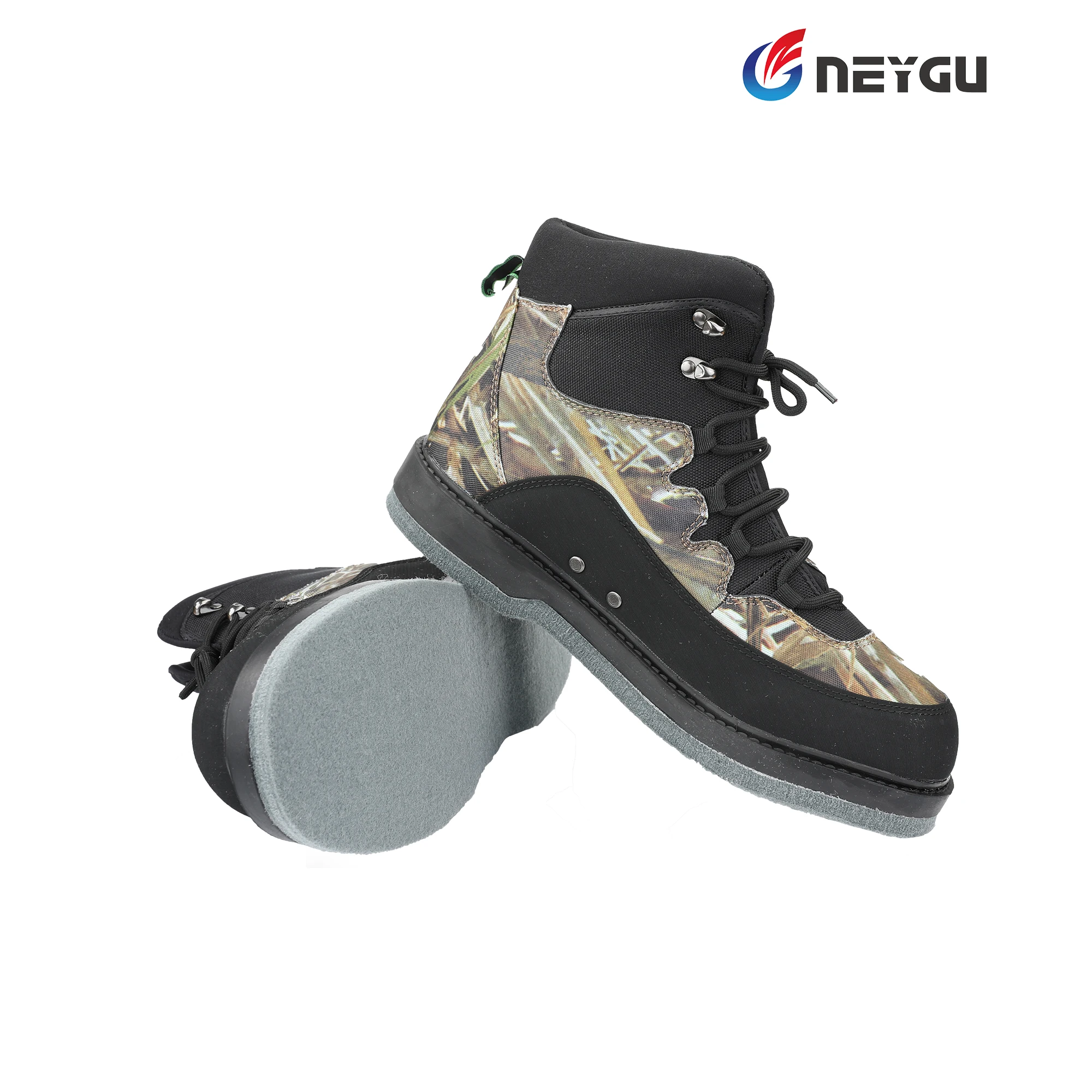 Ботинки Neygu camo с войлочной подошвой, изготовленные из быстросохнущей ткани. Aqua сапоги могут быть использованы в Отдых на природе, охота