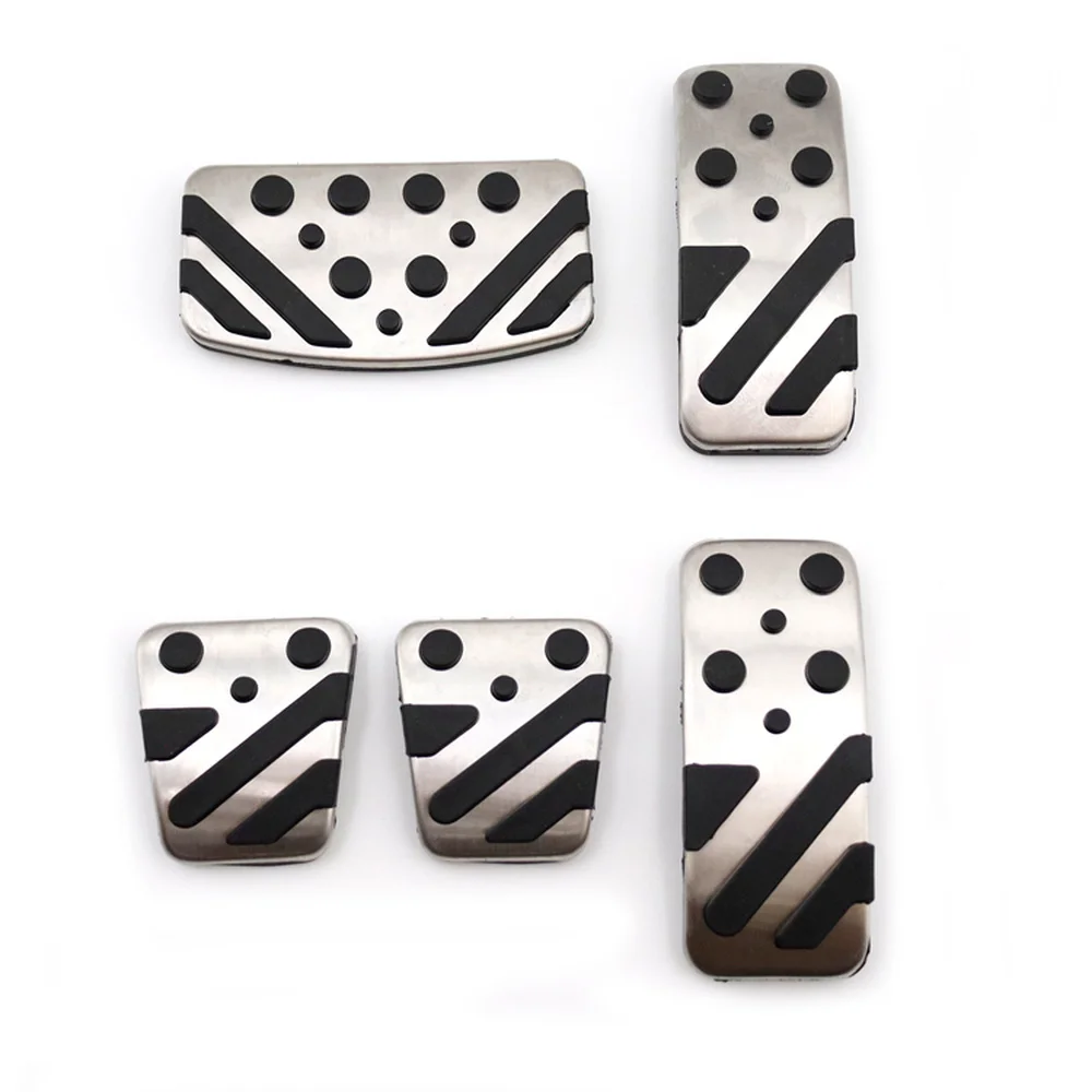 

Car Clutch Brake Accelerator Pedal Foot Rest Pedals Covers For Mitsubishi PAJERO Eclipse RVR Cross Car Styling