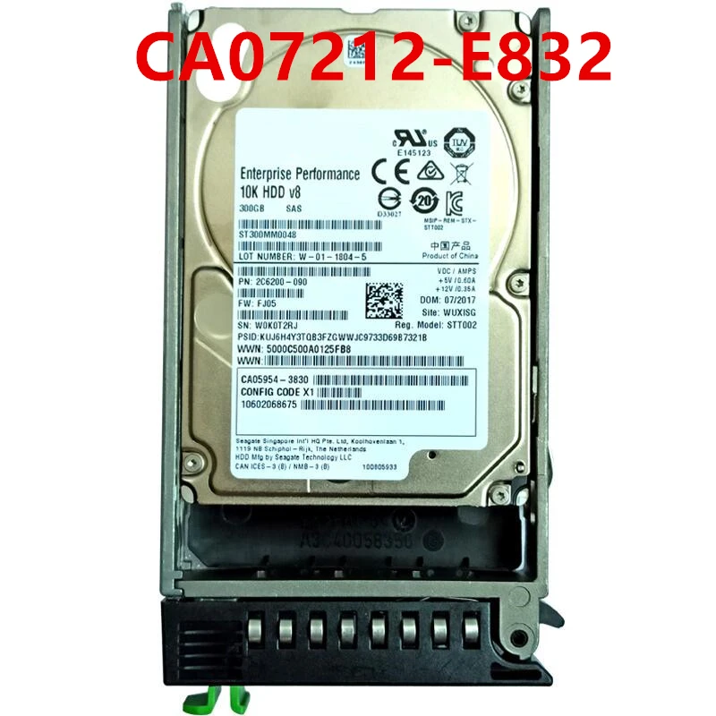 

90% новый оригинальный жесткий диск для Fujitsu 300 ГБ 2,5 дюйма SAS 32 Мб 10K для внутреннего жесткого диска для сервера жесткого диска