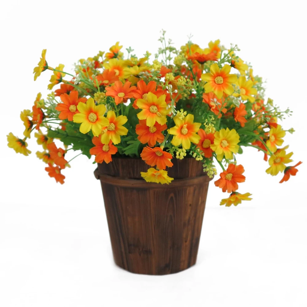 28 головок искусственные милые цветы 1 букет домашний Свадебный сад сделай сам