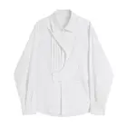 Белая рубашка для женщин, винтажная Весенняя блузка с длинным рукавом, свободная Офисная Женская Осенняя Однотонная рубашка, блузки, шикарный топ, новинка 2022