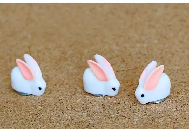 12 шт. пластиковые нажимные булавки милые kawaii Банни thumbtacks декоративные thumb tacks креативное моделирование пробковая доска фото стена карта булавки