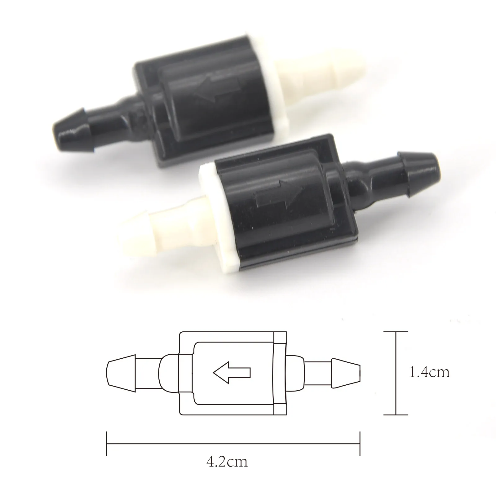 Автомобильный Маниакальная 2 шт. стеклоочиститель шайба обратным проверочным