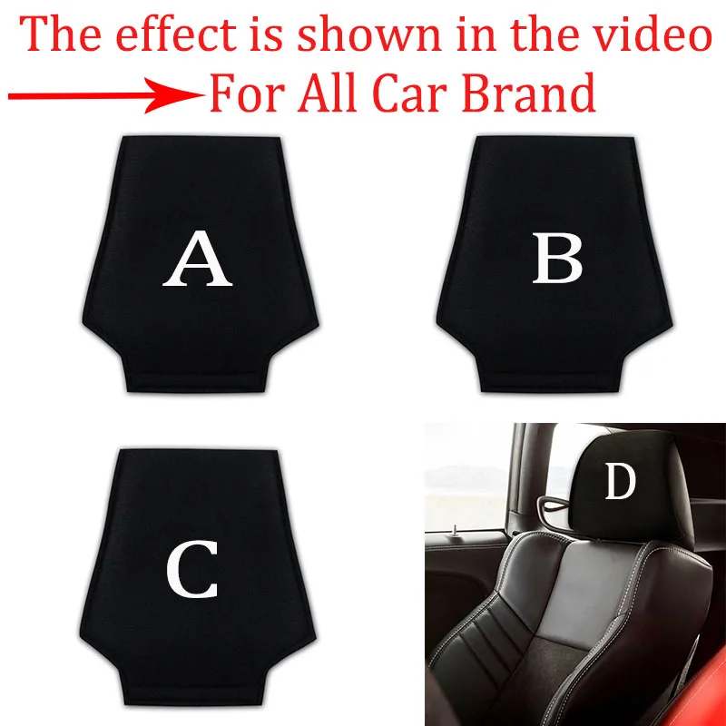 

Car seat headrest cover car interior supplies anti-dirty pillow towel for Jaguar XF XJ-S X-Type XE S-Type F-PACE F-Type XKR XFR