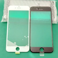 10pcs checked 2 in 1 hig quality front outer glass lens with cold press middle frame bezel for iphone 5 6 6s 7 8 plus part
