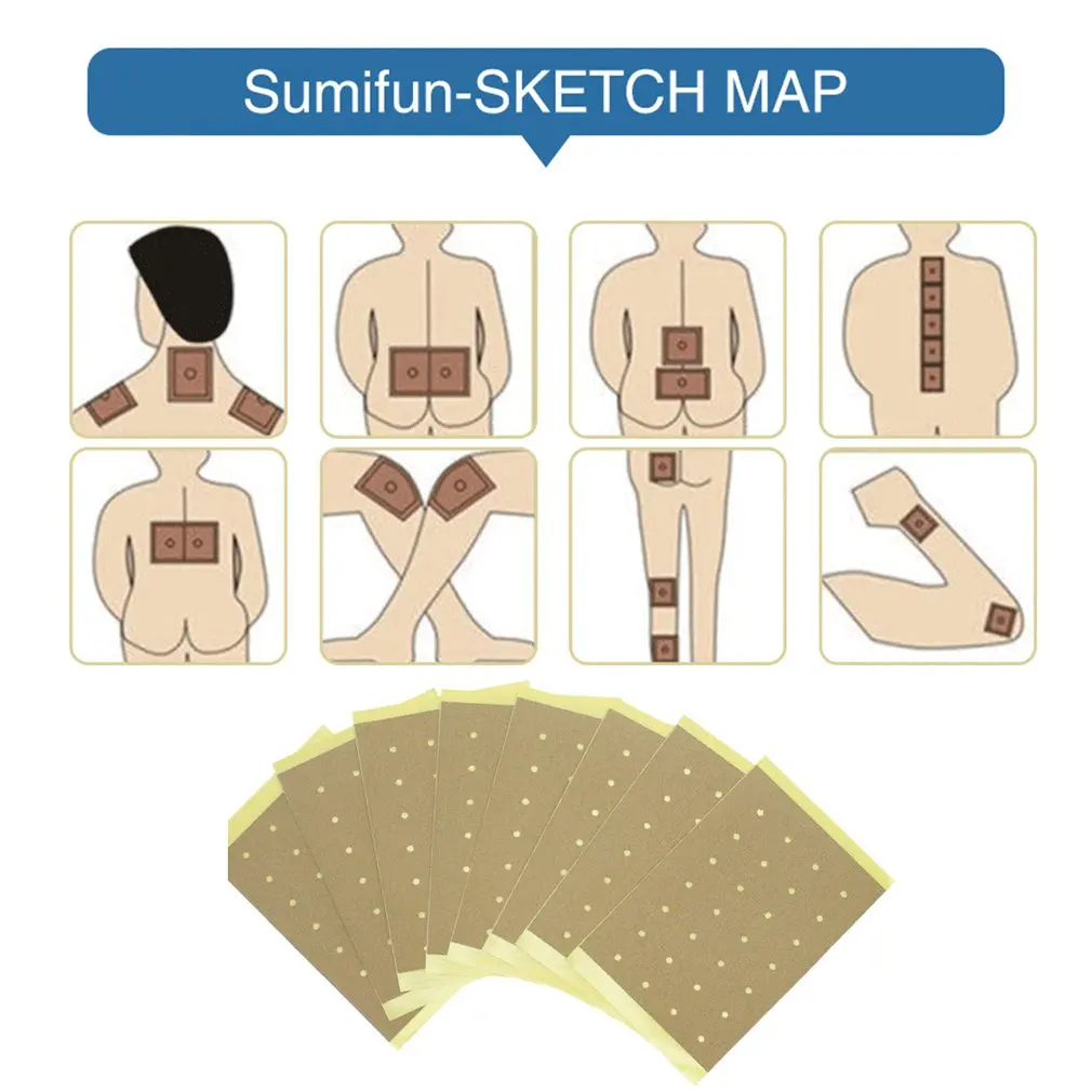 

8pcs/set Tiger Balm Plaster Back Neck Muscle Cervical Joints Arthritis Pain Relief Patch Plaster