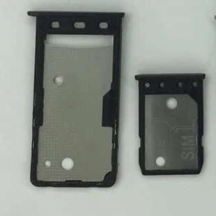 black Для XIAOMI Redmi 5A телефон sim-карта адаптер лотка для Xiaomi 5A корпус лоток для карт памяти Micro SD Держатель Замена+ Инструменты - Цвет: black