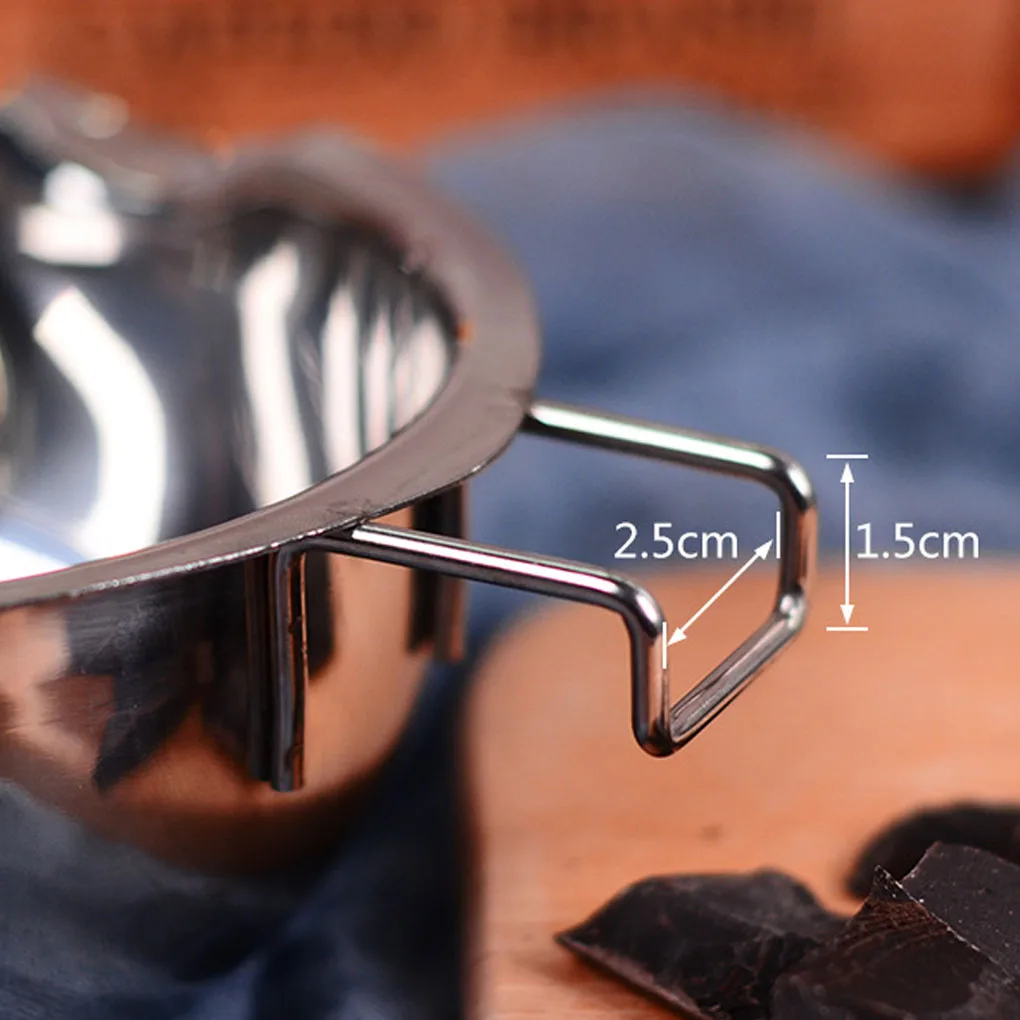 

1PC New Portable Stainless Steel Chocolate Butter Melting Pot Pan Kitchen Milk Bowl Boiler Cooking Accessories