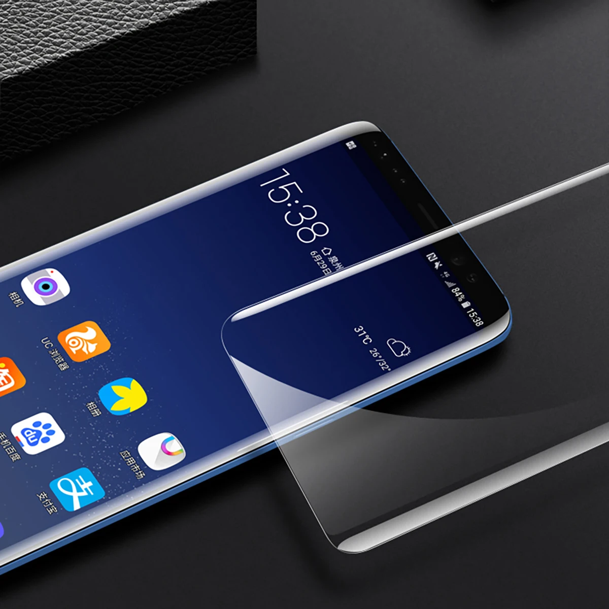 УФ жидкое изогнутое полное Клей закаленное стекло для samsung Galaxy S10 S9 S8 Plus Note 8 9 S10 Lite Защитная пленка для полного покрытия