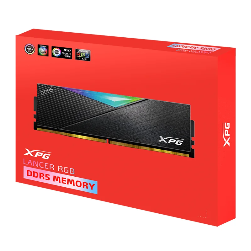 Память AData DDR5 LANCER RGB 16 Гб X2 5200 МГц ОЗУ компьютер настольный ПК | Компьютеры и офис