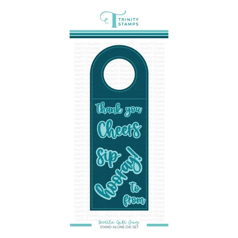 

Thank You Cheers Tag Craft Mold Metal Cutting Dies for Scrapbooking Stencil Knife Mould Blade Punch Model Template Decoration