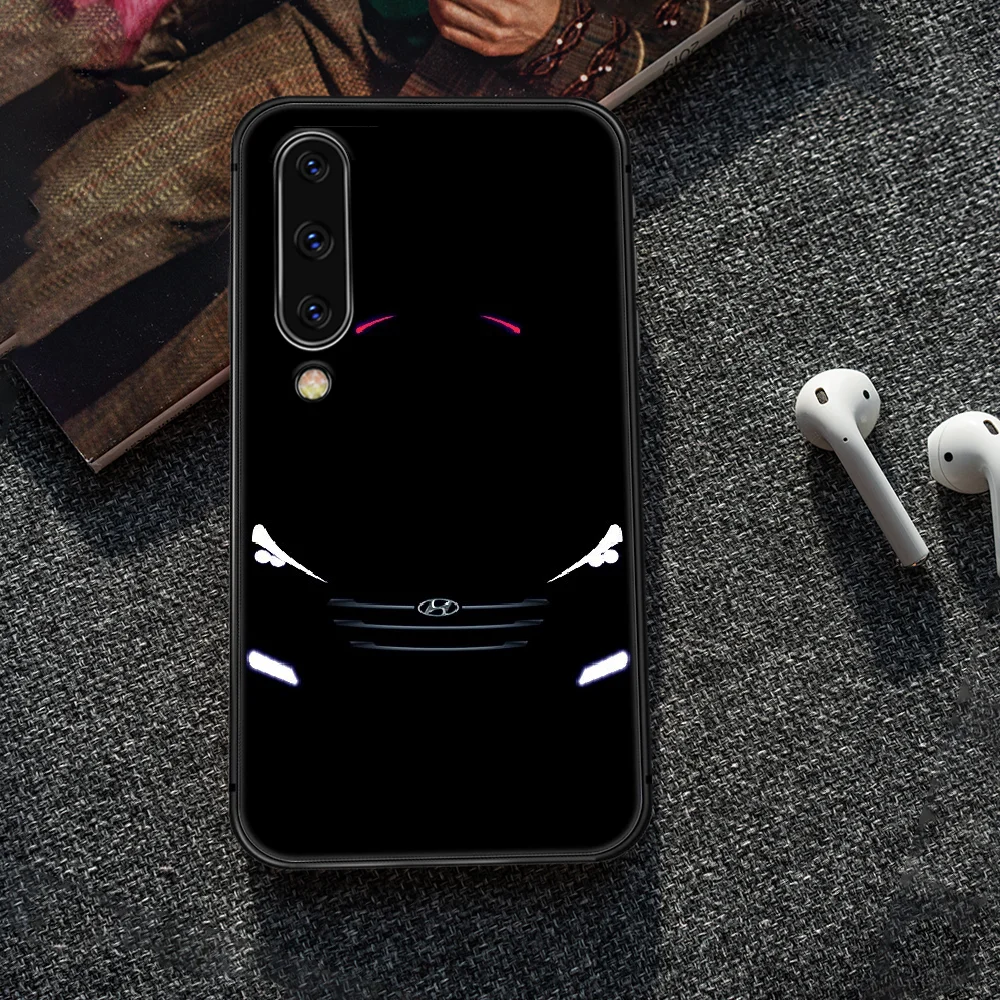 

HYUNDAI cars logo Phone Case Cover For Samsung Galaxy A10 A20 A30 E A40 A50 A51 A70 A71 J 5 6 7 8 S black Etui silicone bumper