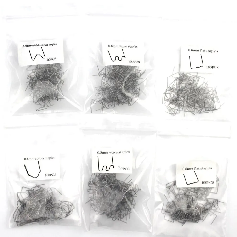 

600pcs solder wire for car bumper repair plastic welding hot stapler staples Car bumper plastic welder