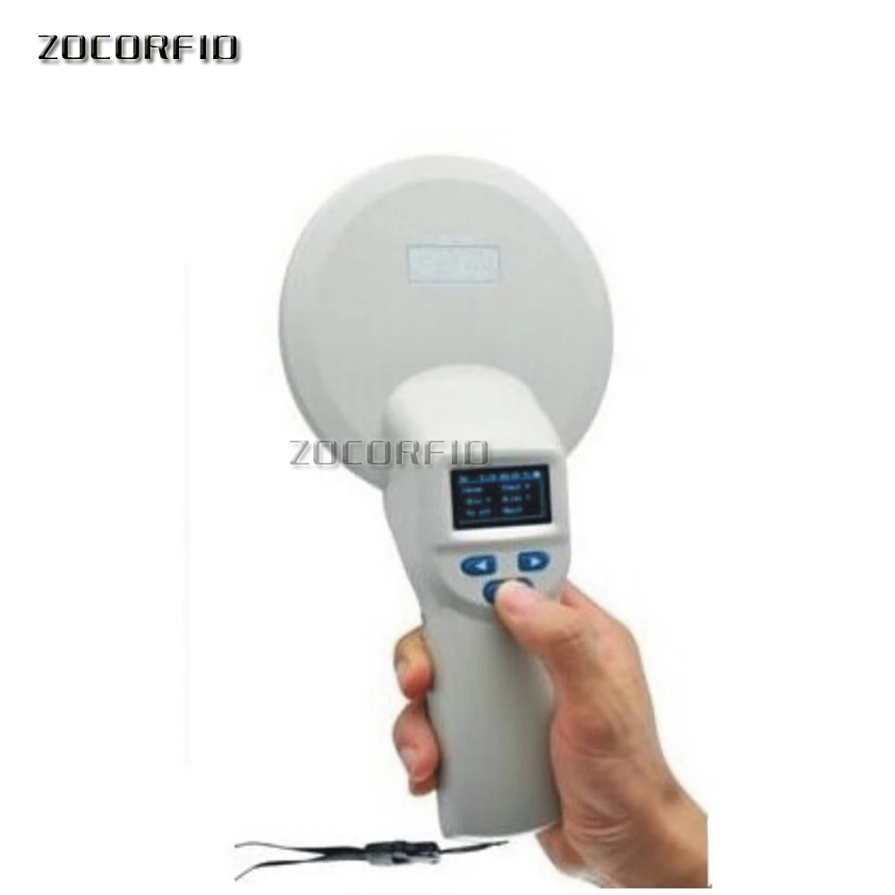 Bluetooth communication 134.2Khz ISO 11784/5 RFID animal rfid reader for pig cattel dog sheep data management+2pcs tags | Контроль