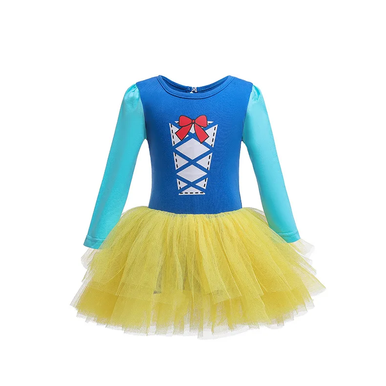 Розничная продажа Повседневное платье принцессы для девочек возрастом от 2 до 6