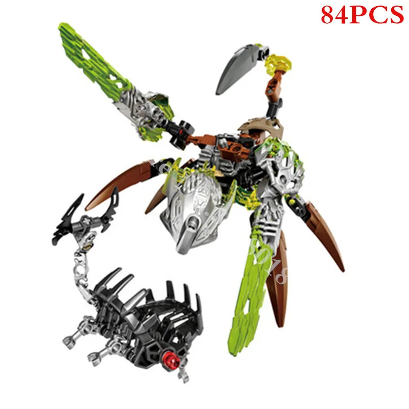 Bionicle Biochemical Warrior Uxar Ketar Akida Ikir TerakThe Msdk Maker строительные блоки совместимые с