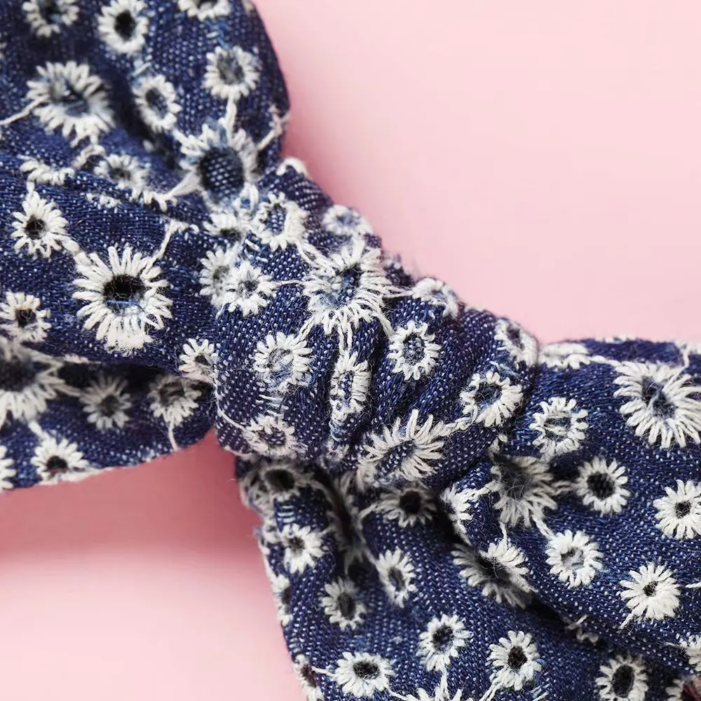 Повязка на голову с бантом бандо Модная фотография опора для маленьких девочек