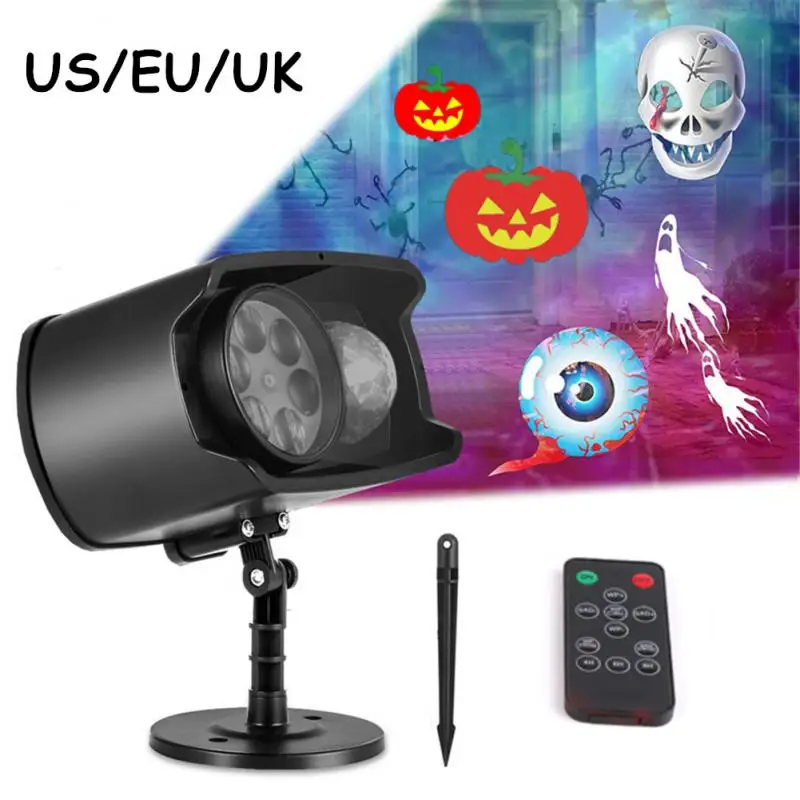 

Christmas Holographic Projector Various Patterns Party Christmas Santa Claus Blizzard LED Laser Projection Lamp Decor Lights