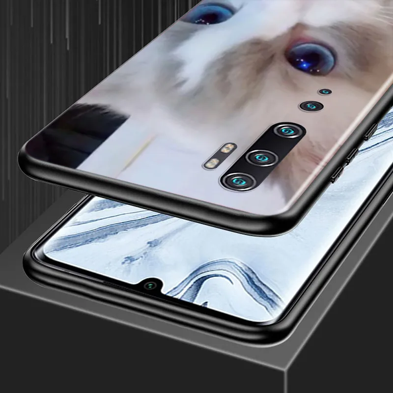 

Cute Kawaii Kitten Cat For Xiaomi Mi Note 10 Ultra 9T CC9 Poco X3 NFC M2 Pro 9 SE 8 6 5 A3 A2 A1 Lite Phone Case