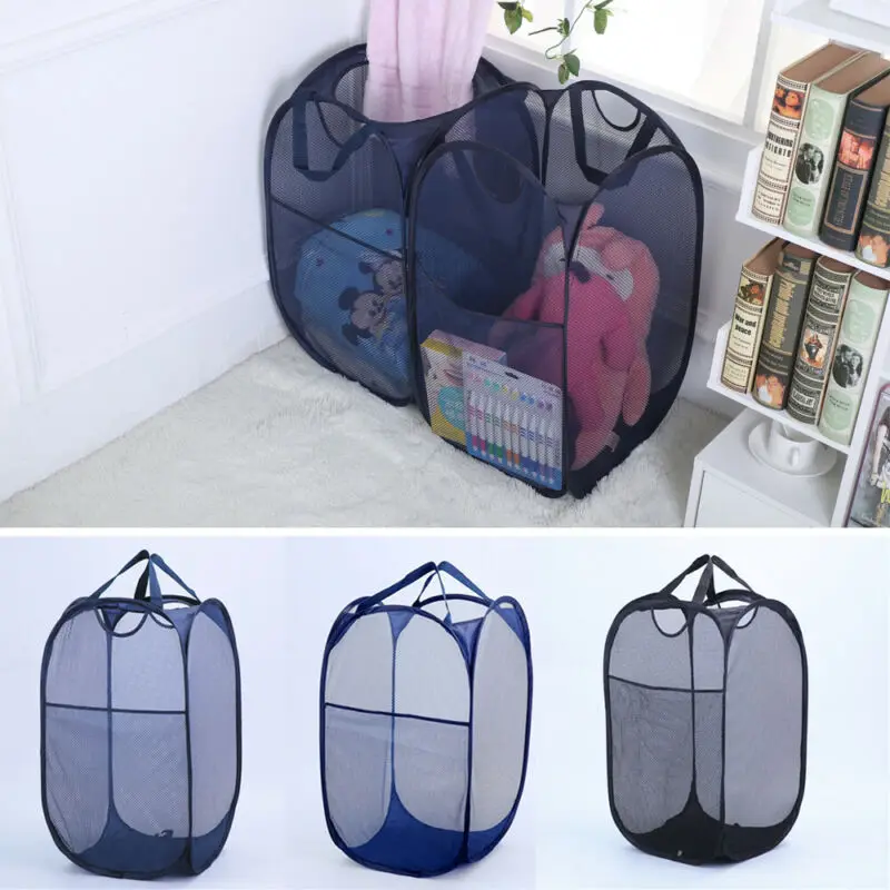 Складной органайзер для стирки Одежда с цветами Детская одежда из ткани-сеточки