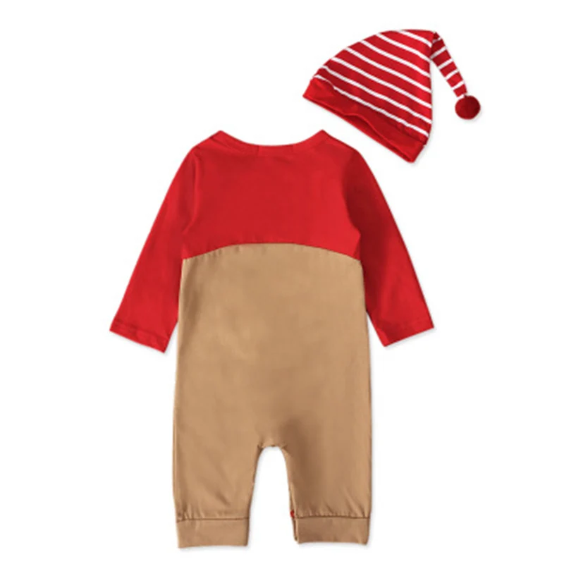 2 вещи в комплекте Зимние Детские Длинные рукава для новорожденных маленьких