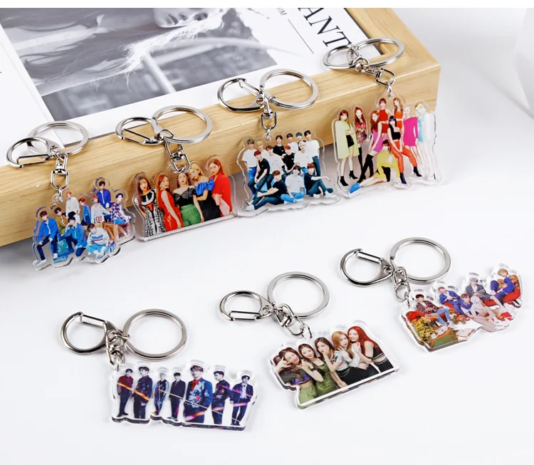 Креативный kpop бродячий детский альбом брелок с фотографией дважды TXT REDVELVET Seventeen GOT7 ITZY бродячий детский kpop Канцелярский набор