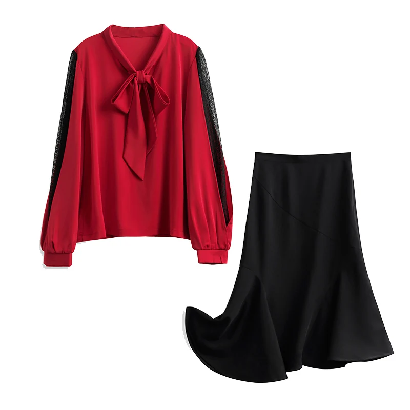 2021 Демисезонный комплект одежды из 2 предметов для женщин с длинными рукавами