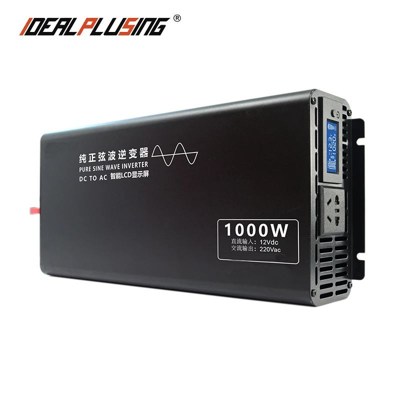 IDEALPLUSING smart pure sine wave power inverter 1000w 12v 24v 48v 60v 72v 84v 220v with LCD display | Обустройство дома