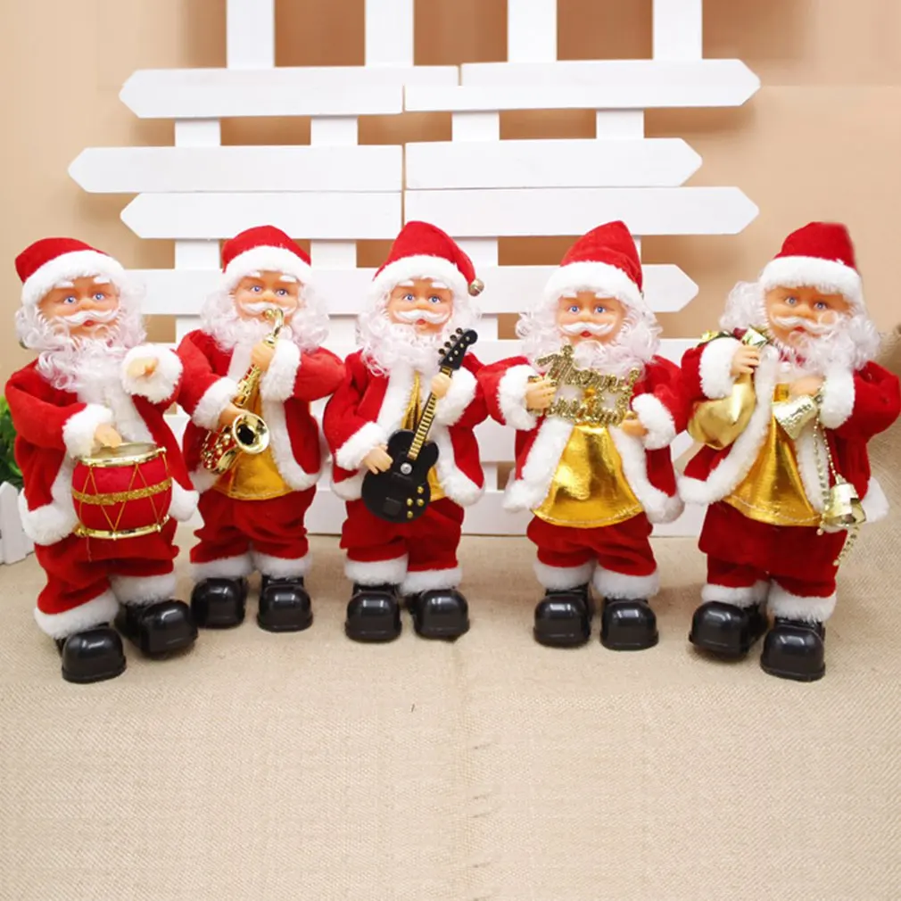 

Christmas Decorations Electric Santa Claus 30cm Electric Doll Children's Gifts Suitable For All Kinds Of Christmas Parties