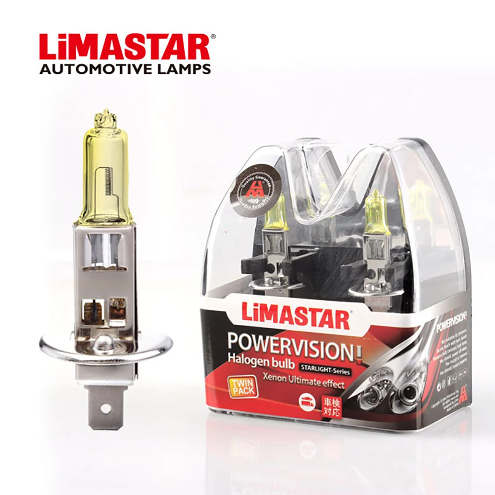 Галогенная лампа H1 24V 70W P14.5s Yellow Auto lamp для грузовиков/автобусов Противотуманные